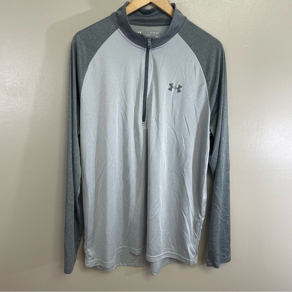 Under Armor Mens XL  1/4 zip up shirt - Picture 2 of 11